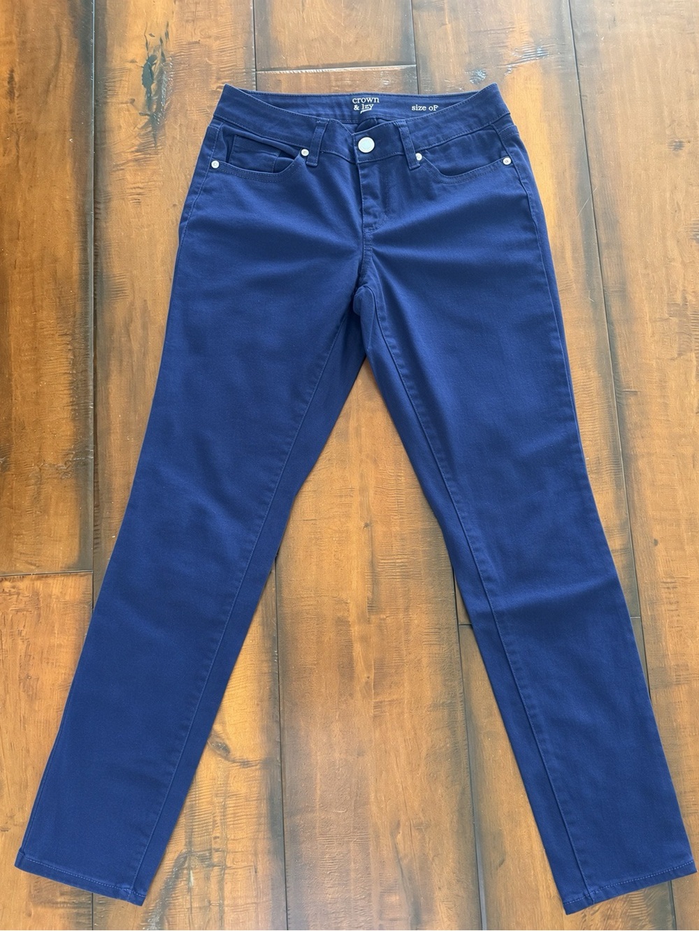 crown & ivy Deep Blue Skinny Jeans